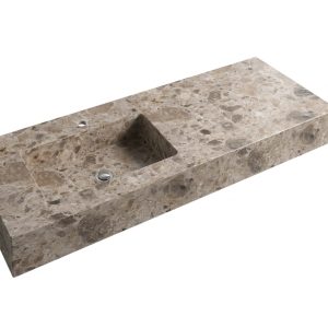 Composite Sand Wastafel 160 cm Links