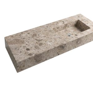 Composite Sand Wastafel 160 cm Rechts